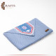 Handmade Light Blue Fabric Women's Clutch Bag