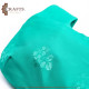 Handmade Green Fabric Women's HandBag