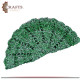 Handmade Green Rounded Crochet Rug Handmade Green Rounded Crochet Rug
