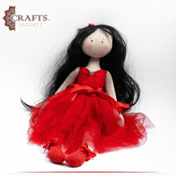 Handmade Multicolor Tilde Fabric Doll 